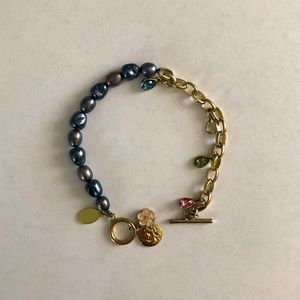 LOFT Pearl and chain bracelet Fashion Jewelry